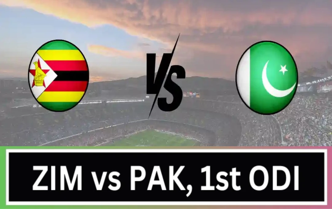 ZIM vs PAK 1st ODI: जिम्बाब्वे-पाकिस्तान के बीच आज होगी जोरदार टक्कर, जानिए पहले वनडे के लिए पिच और वेदर रिपोर्ट  