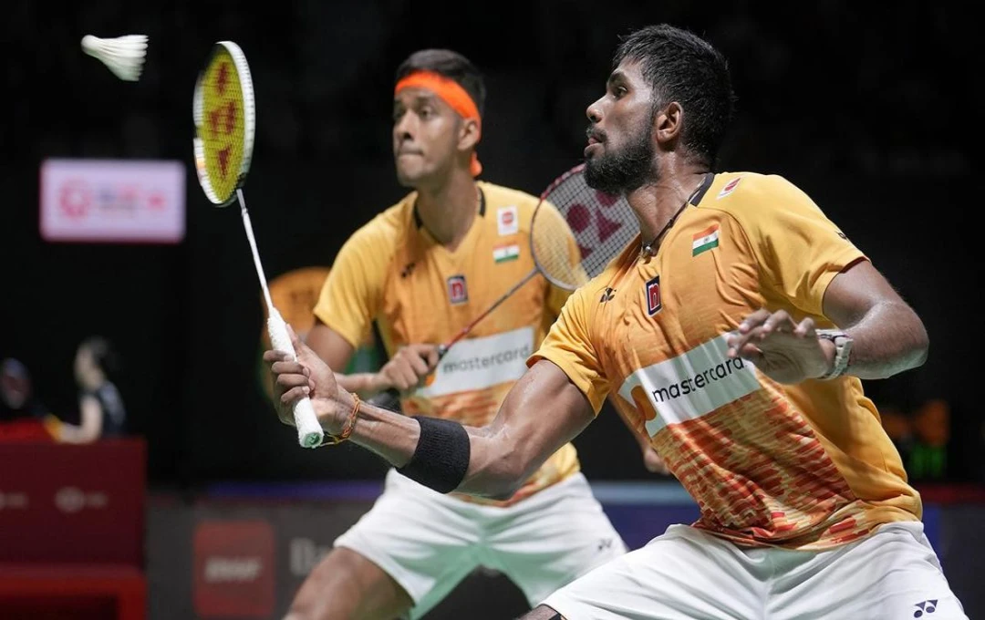 Badminton: फाइनल में नहीं पहुंच सकी सात्विक-चिराग की जोड़ी, सेमीफाइनल में कोरियाई जोड़ी ने 18-21, 21-14, 16-21 से दी मात `