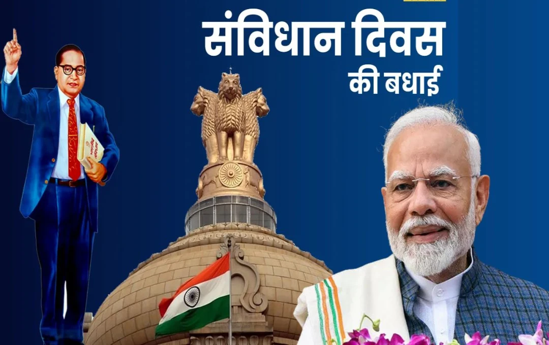 Constitution Day: प्रधानमंत्री मोदी ने देशवासियों को दी संविधान दिवस की बधाई, संसद के सेंट्रल हॉल में आज शाम 5 बजे होगा विशेष कार्यक्रम का आयोजन