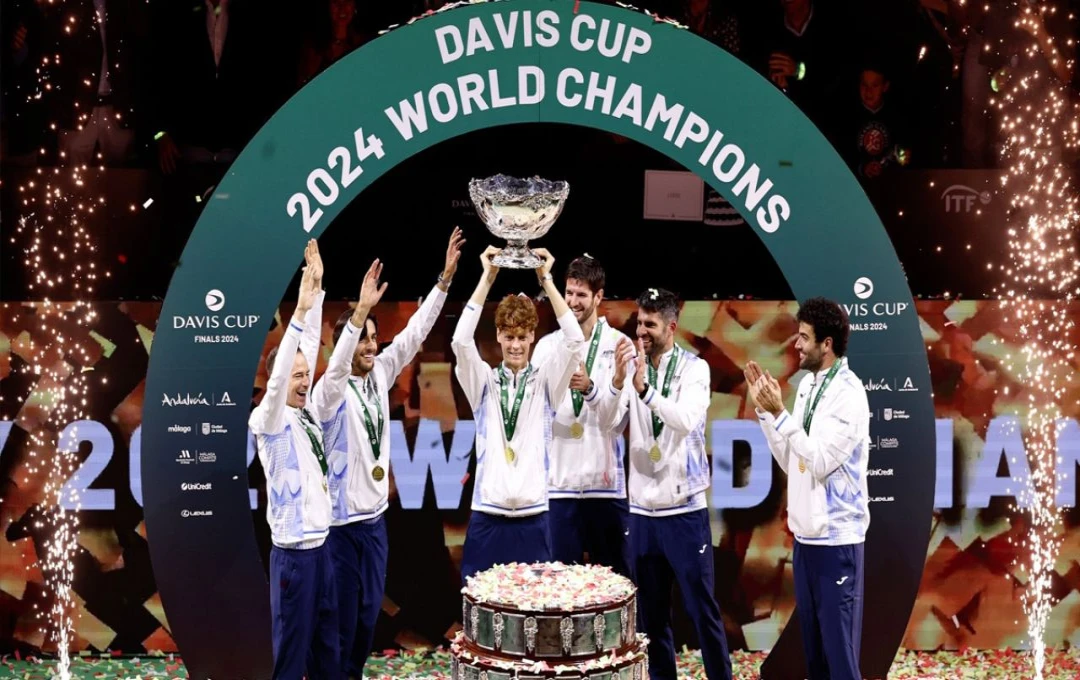 Davis Cup: सिनर ने इटली को लगातार दूसरी बार दिलाया डेविस कप का खिताब, फाइनल मुकाबले में नीदरलैंड को 2-0 से दी करारी शिकस्त