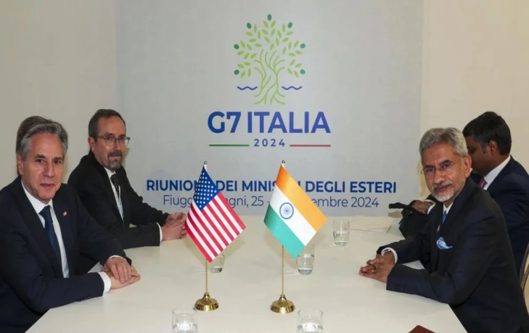 G20 ITALIA 2024: इटली में चल रहे जी-7 शिखर सम्मेलन के दौरान विदेश मंत्री एस जयशंकर और ब्लिंकन की हुई मुलाकात, इन मुद्दों पर हुई चर्चा 
