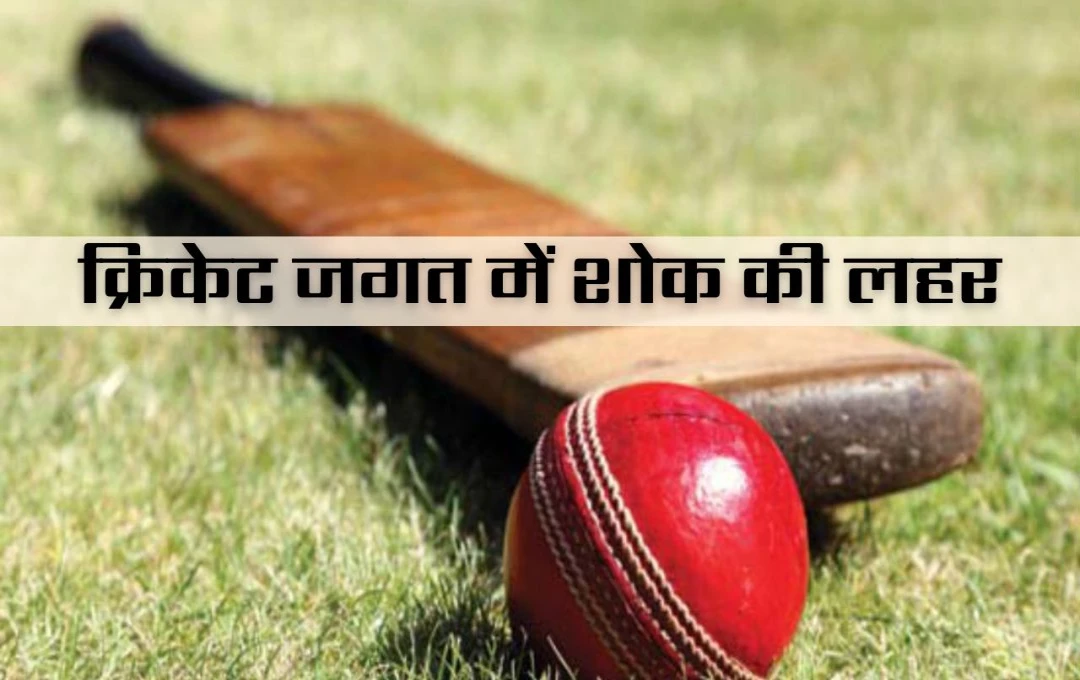 Cricket News: क्रिकेट जगत में शोक की लहर, मैच के दौरान 35 साल के क्रिकेटर की अचानक मौत, जानिए क्या थी वजह?