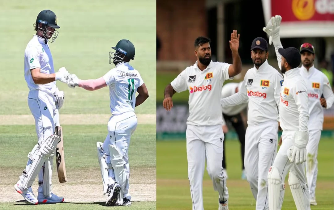 SA vs SL 2nd Test Day 2: साउथ अफ्रीका के खिलाफ मजबूत स्थिति में पहुंची श्रीलंका, बल्लेबाजों ने संभाला मोर्चा, देखें आज के मैच का पूरा हाल 
