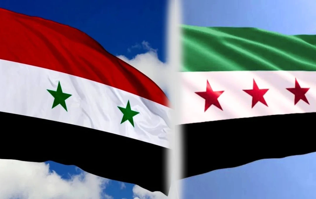 Syria: सीरिया में नए राष्ट्रीय ध्वज का अनावरण, विद्रोहियों ने 44 साल बाद किया बदलाव किया, दिल्ली स्थित सीरिया दूतावास पर भी लहराया तिरंगा 