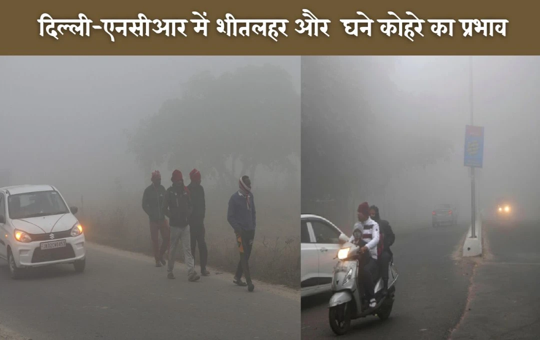 Weather Update: दिल्ली-एनसीआर में शीतलहर और घने कोहरे का प्रकोप, देश में तापमान में और गिरावट की संभावना