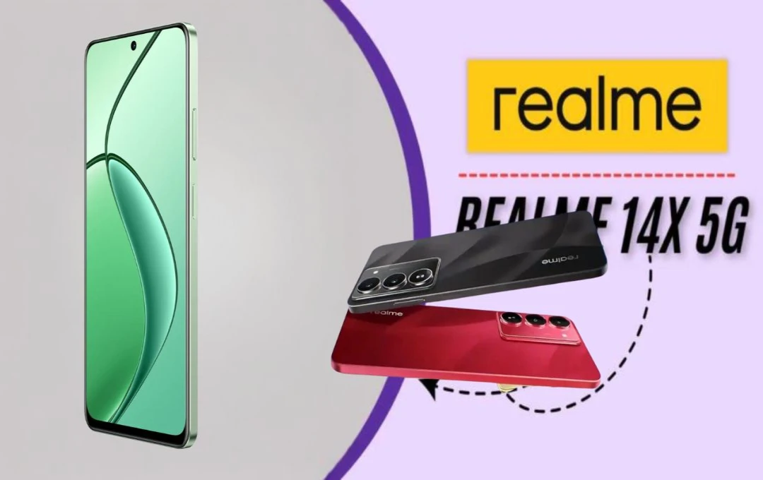 Realme 14x 5G: 6000mAh बैटरी और IP69 रेटिंग के साथ Realme का सबसे सस्ता स्मार्टफोन जल्द होगा लॉन्च, जाने इसके फीचर्स