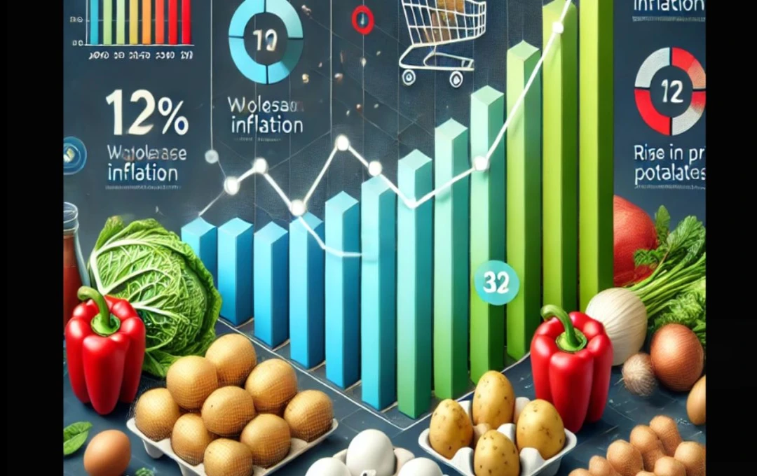 WPI Inflation Data: थोक महंगाई दर में गिरावट, आलू और अंडे की कीमतों में बढ़ोतरी