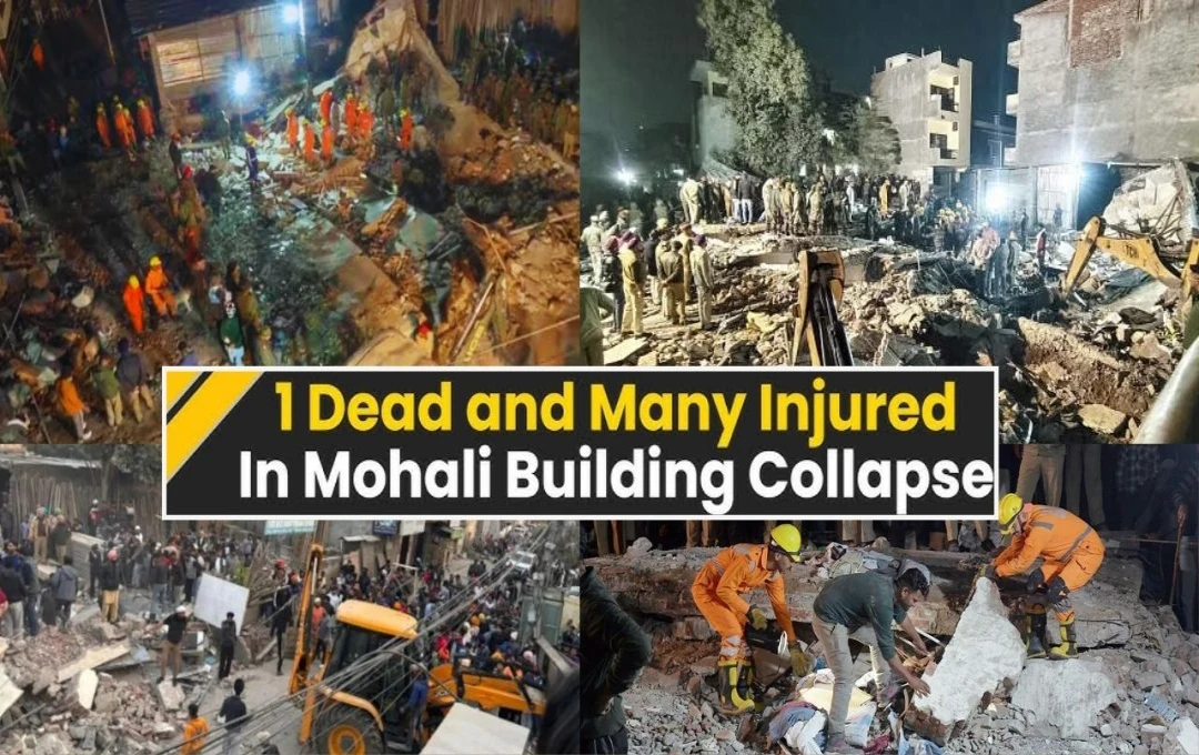 Mohali Building Collapse: मोहाली में निर्माणाधीन इमारत गिरने से 22 वर्षीय युवती की मौत, कई लोग अब भी मलबे में फंसे