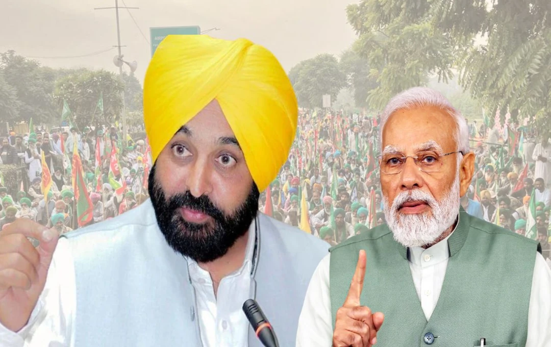 Punjab: सीएम मान ने पीएम मोदी पर उठाए सवाल, कहा - 'यूक्रेन-रूस विवाद का समाधान, लेकिन किसानों के मुद्दों पर चुप्पी क्यों?'