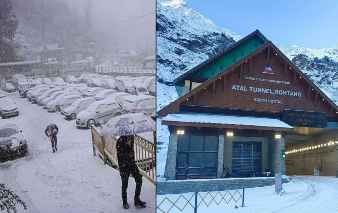 Himachal: हिमाचल में बर्फबारी से यातायात ठप, 226 सड़कें और 3 हाइवे बंद