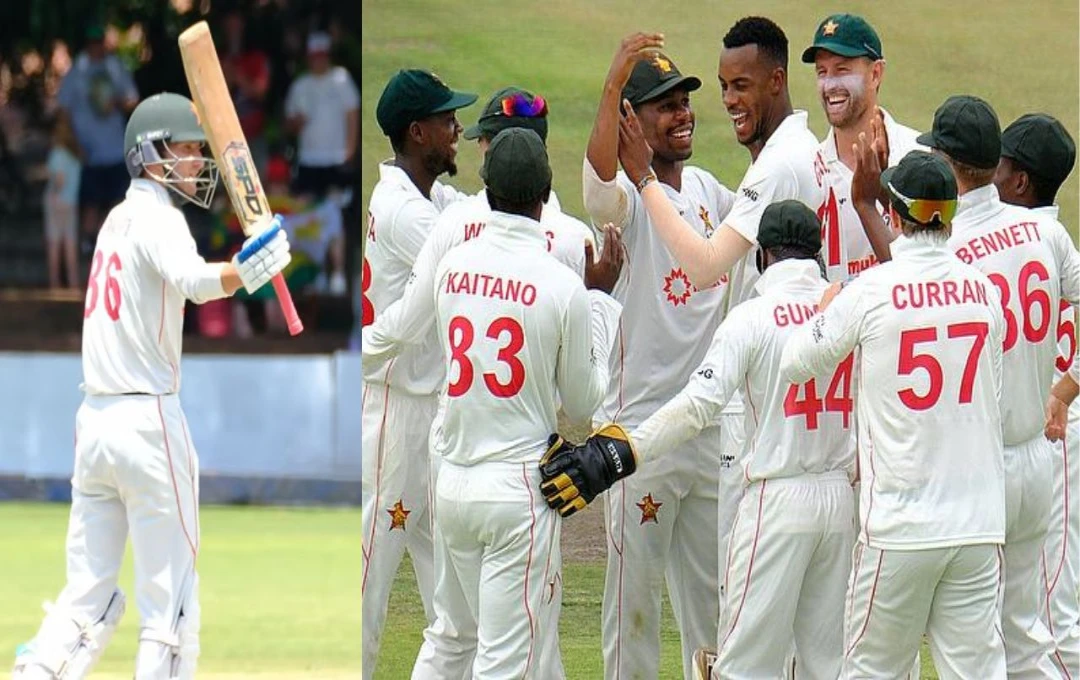 ZIM vs AFG 1st Test Day 2 दूसरे दिन का खेल हुआ समाप्त, अफगानिस्तान ने 95 रन पर गंवाए दो विकेट, जिम्बाब्वे ने खड़ा किया विशाल स्कोर 