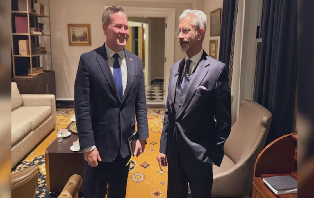 Jaishankar Met NSA Waltz: विदेश मंत्री एस जयशंकर ने ट्रंप सरकार के नामित एनएसए माइकल वाल्ट्ज से की मुलाकात, इन मुद्दों पर हुई बातचीत 
