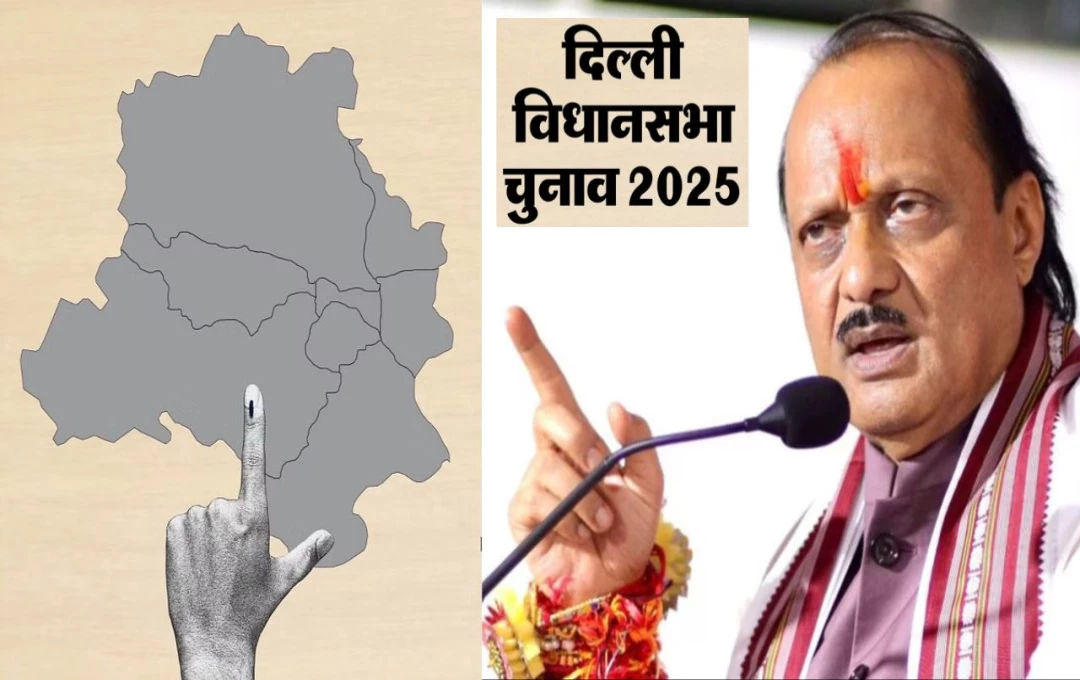 Delhi Election 2025: दिल्ली विधानसभा चुनाव में अजित पवार की पार्टी मारी एंट्री, 11 सीटों पर उम्मीदवार का किया एलान, देखें लिस्ट