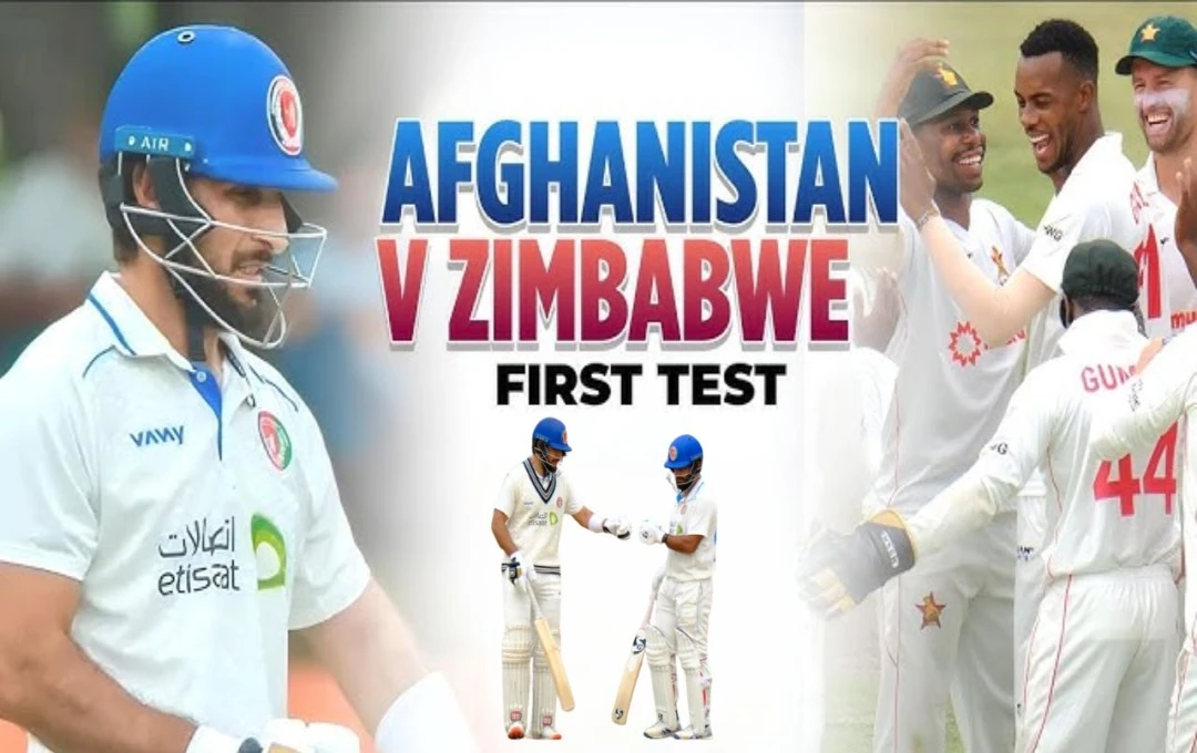 ZIM vs AFG 1st Test Day 3: तीसरे दिन का खेल हुआ समाप्त, अफगानिस्तान ने जिंबाब्वे को दिया तगड़ा जवाब, रहमत शाह ने लगाई डबल सेंचुरी 