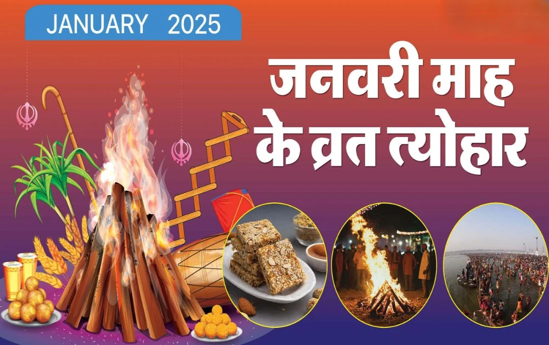 January Festival 2025: जनवरी में मकर संक्रांति, महाकुंभ और सकट चौथ सहित आएंगे खास फेस्टिवल, देखें जनवरी महीने के व्रत-त्योहार की लिस्ट