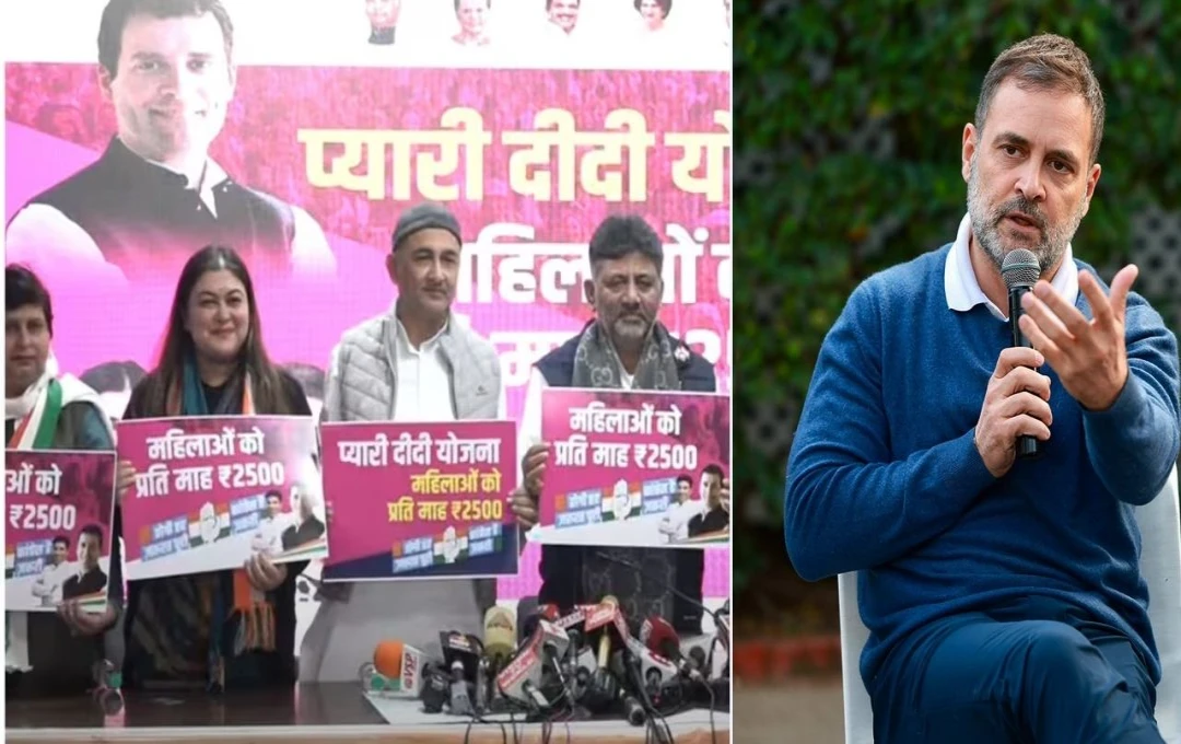 Delhi Election 2025: दिल्ली में महिलाओं को बड़ी राहत, कांग्रेस ने दी पहली गारंटी, प्यारी दीदी योजना के तहत महिलाओं को मिलेंगे 2500 रुपये 