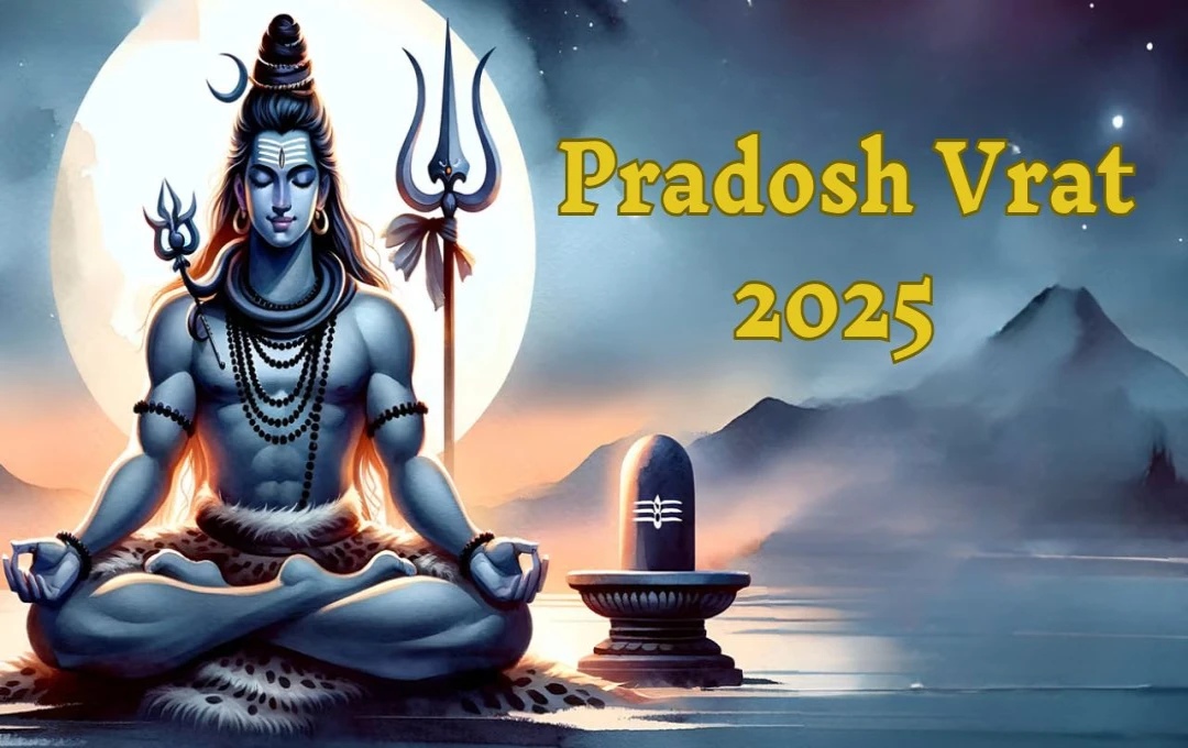 Pradosh Vrat 2025: शिव जी की पूजा से मिलेगा जीवन में सुख और समृद्धि, जानें पूजा विधि और शुभ मुहूर्त