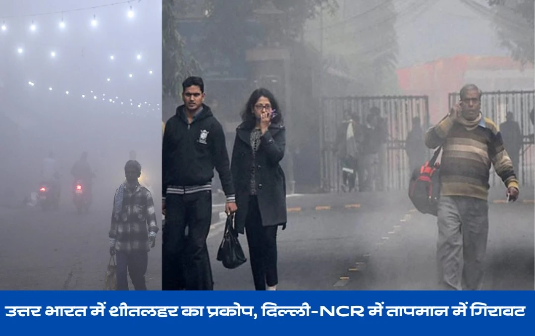 Weather Forecast: उत्तर भारत में शीतलहर का प्रकोप, दिल्ली-NCR में तापमान में गिरावट, कश्मीर से लेकर यूपी-बिहार तक का मौसम