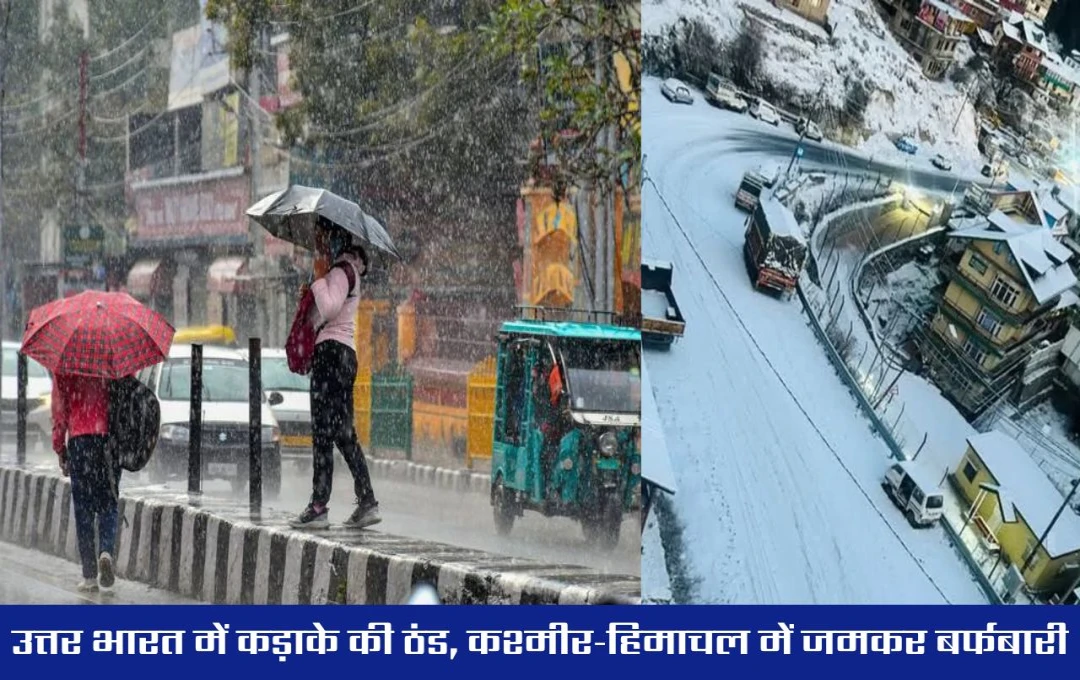 Weather Forecast: उत्तर भारत में मौसम ने बिगाड़ा हाल, कश्मीर-हिमाचल में बर्फबारी, दिल्ली-NCR में क्या रहेगा हाल?