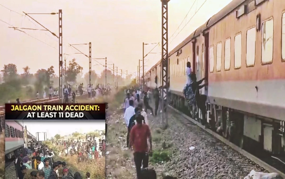 Jalgaon Train Accident: महाराष्ट्र के जलगांव में ट्रेन हादसा, अब तक 13 लोगों की मौत, जानें वजह