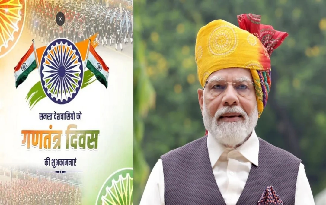 Republic Day: 76वें गणतंत्र दिवस पर PM मोदी का संदेश, देशवासियों को दी शुभकामनाएं