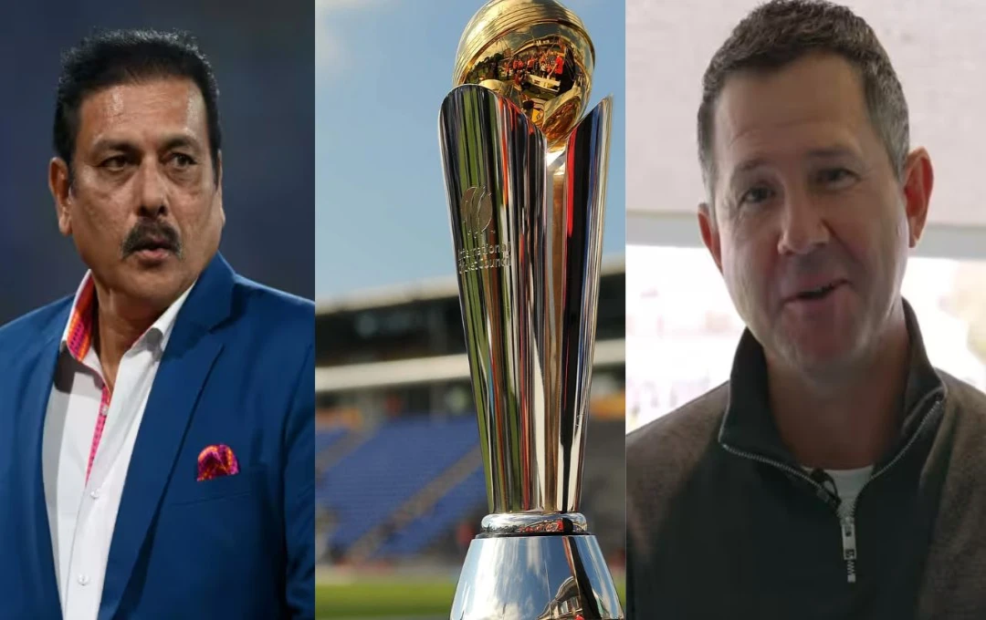 ICC Champions Trophy: आईसीसी चैंपियंस ट्रॉफी 2025 की उल्टी गिनती शुरू, 19 फरवरी से होगा टूर्नामेंट का आगाज, जानें शास्त्री और पोंटिंग ने क्या दी राय