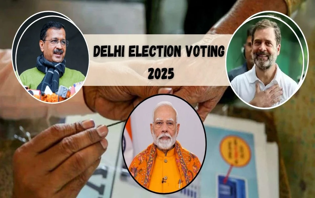 Delhi Assembly Elections 2025: Voting Underway