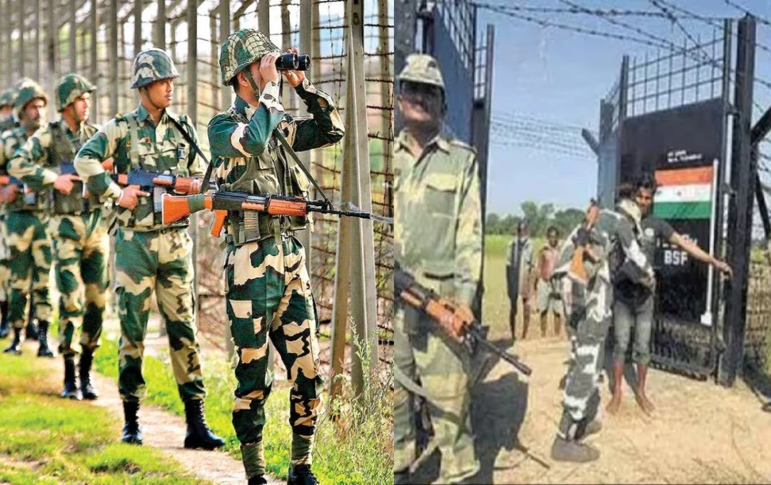 सीमा पर बढ़ा तनाव! बांग्लादेशी घुसे, BSF जवानों को घेरने की कोशिश, जानिए पूरा मामला 