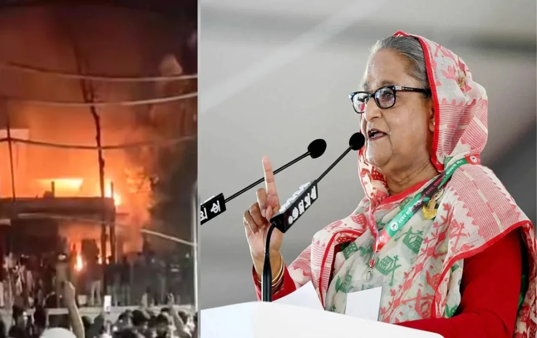 Bangladesh PM Sheikh Hasina Accuses Muhammad Yunus of Assassination Plot Following Residence Attack