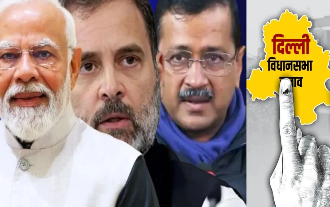 Delhi Election Result: कांग्रेस ने इन 5 सीटों पर AAP को दिया झटका, बीजेपी की बढ़त, देखें आंकड़ा