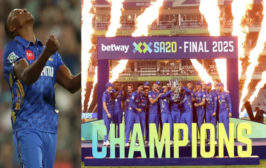 MI vs SEC SA20 Final: सनराइजर्स ईस्‍टर्न केप का टूटा खिताबी हैट्रिक का सपना, रबाड़ा के शानदार प्रदर्शन से MI Cape Town बना पहली बार चैंपियन