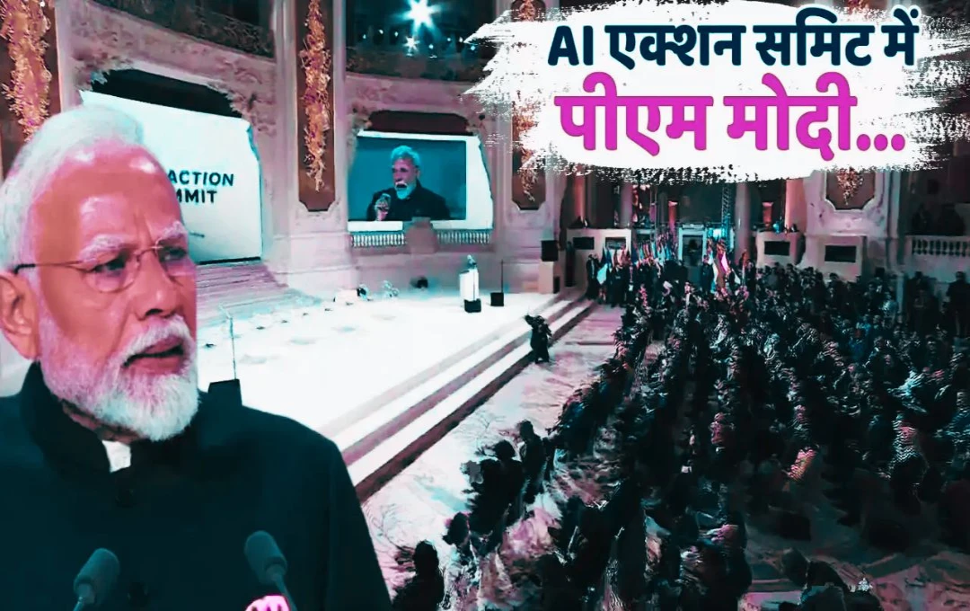 PM Modi Addresses AI Action Summit in Paris: AI to Reshape Economy, Security, and Society