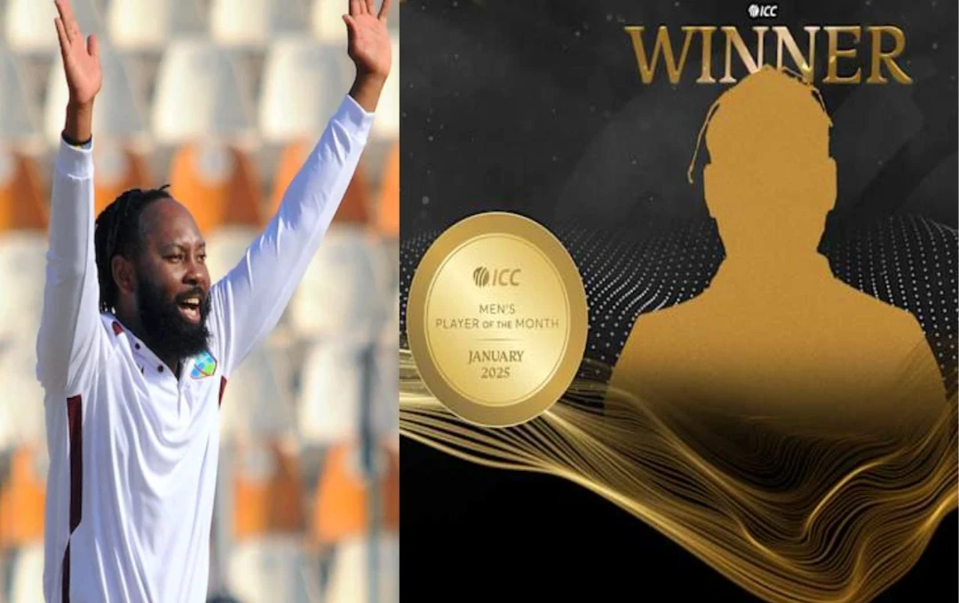 Warrican Wins ICC Player of the Month Award