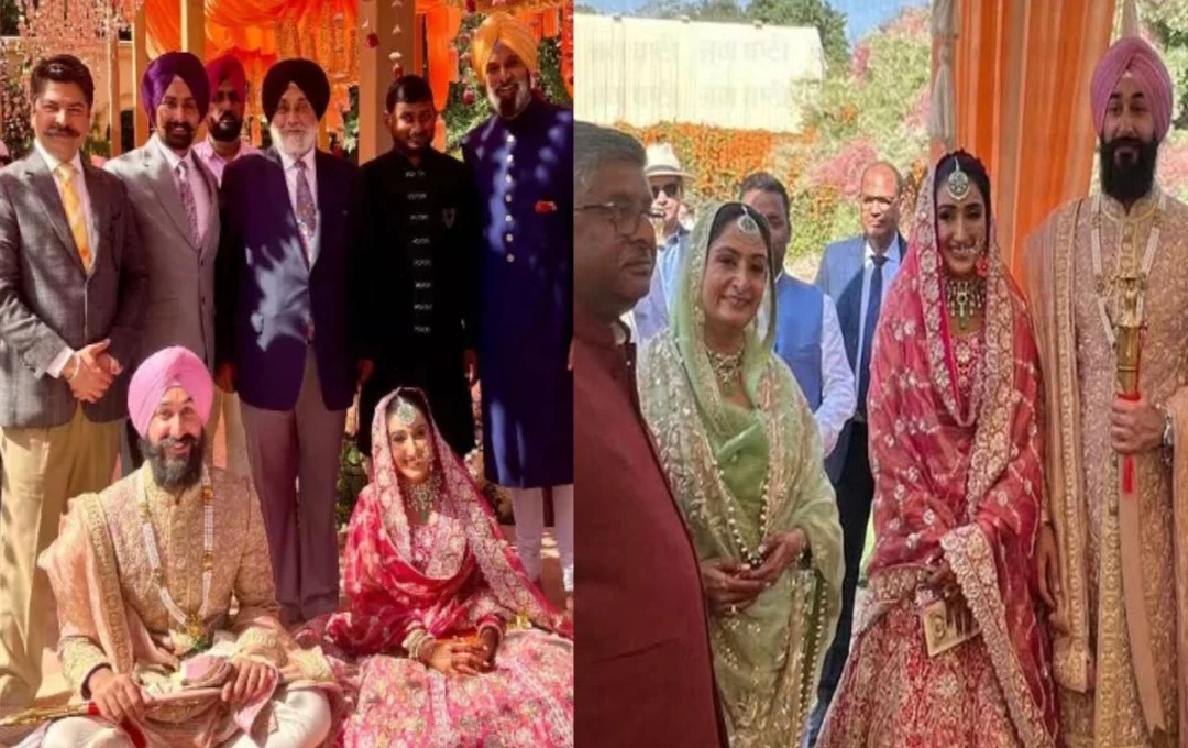 Harsimrat Kaur Badal's Daughter's Lavish Wedding Draws Prominent Political Figures