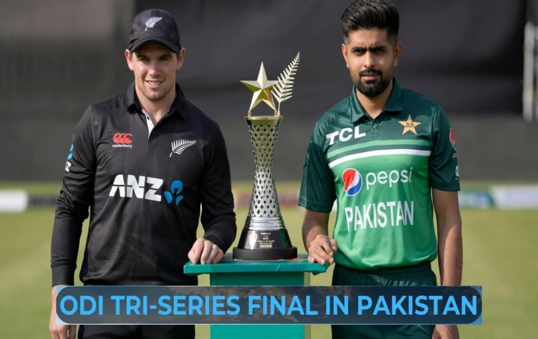 Pakistan Odi Tri-Series Final: फाइनल मुकाबले में पाकिस्तान और न्यूजीलैंड के बीच होगी कड़ी टक्कर, देखें पिच रिपोर्ट और मैच की अन्य जानकारी 