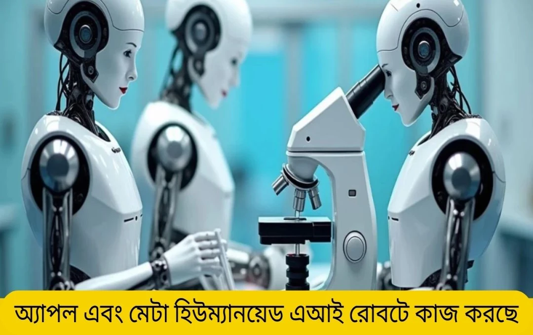 অ্যাপল ও মেটা:  AI-চালিত হিউম্যানয়েড রোবট উন্নয়নে প্রতিযোগিতা