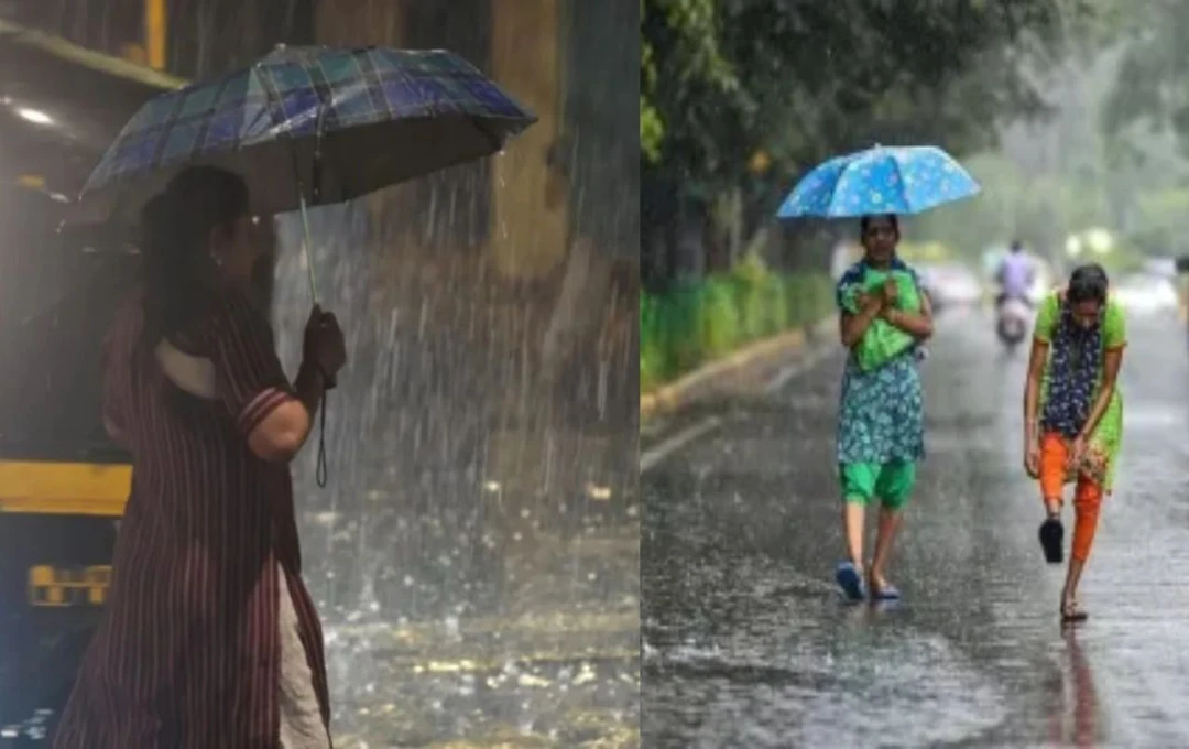 India Weather Warning: Heavy Rainfall, Hailstorms, and Strong Winds Predicted