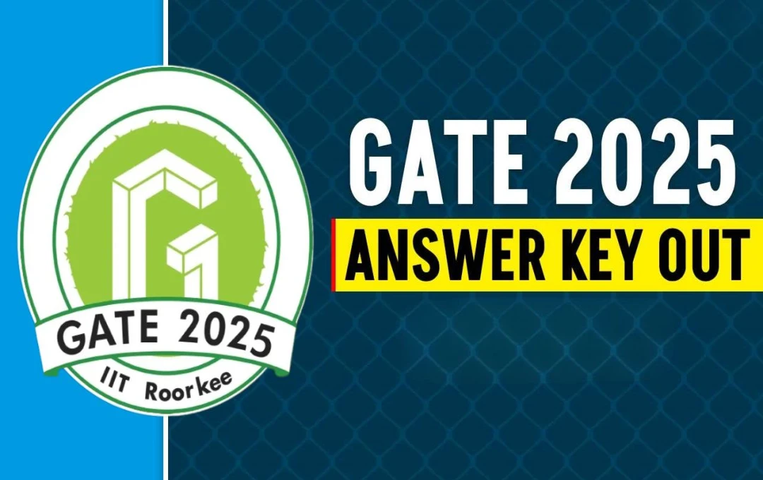 GATE 2025 Provisional Answer Key Released by IIT Roorkee