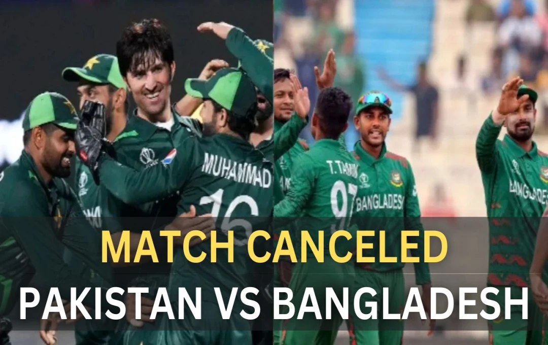 Rain Washes Out Pakistan vs. Bangladesh Champions Trophy Match; Both Teams Eliminated