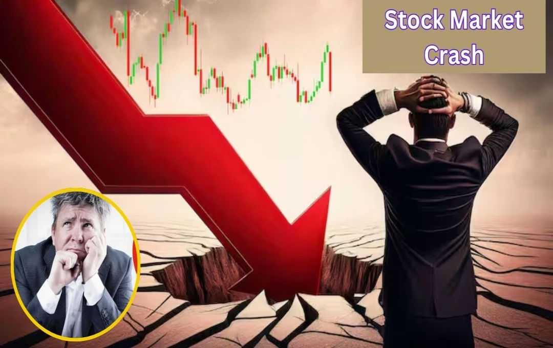 Stock Market Crash: शेयर बाजार में हाहाकार; सेंसेक्स-निफ्टी में भारी गिरावट, बाजार में चारों तरफ बिकवाली का माहौल