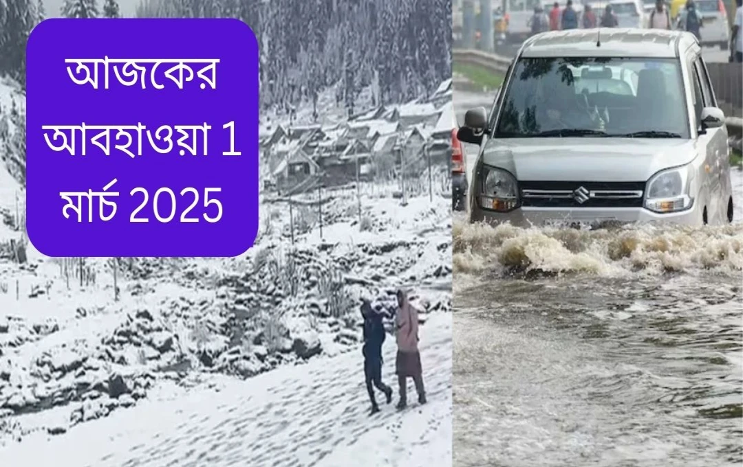 উত্তর ভারতে আবারও আবহাওয়ার পরিবর্তন: পাহাড়ে ভারী বর্ফপাত, সমভূমিতে বৃষ্টি