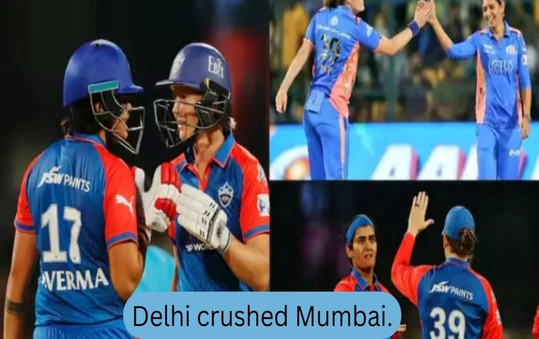 Delhi Capitals Dominate Mumbai Indians in WPL 2025, Lanning Makes History