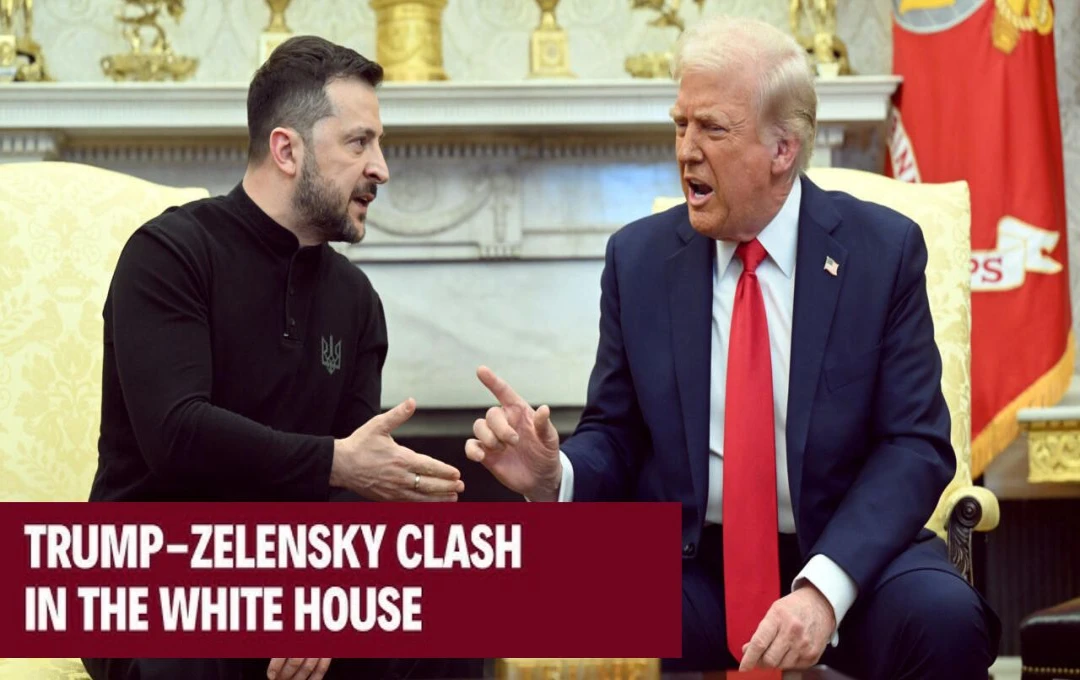 Zelensky Trump Clash: व्हाइट हाउस में ट्रंप-जेलेंस्की आमने-सामने, आखिरी 10 मिनट में बिगड़े हालात, जानिए पूरी जानकारी