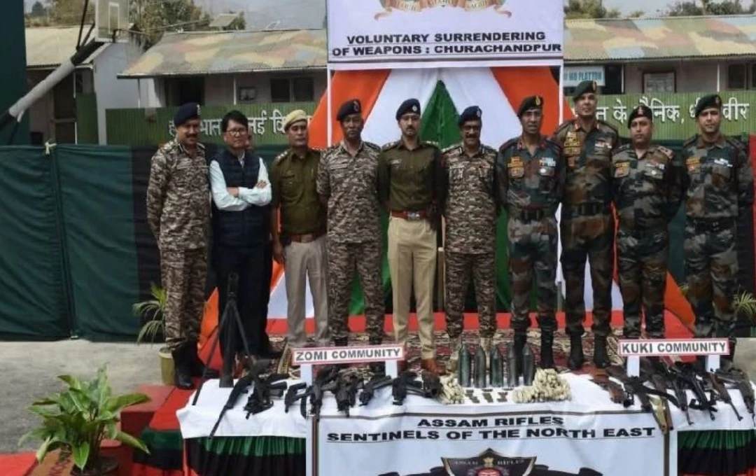 Over 42 Illegal Weapons Surrendered in Manipur Following Governor's Ultimatum