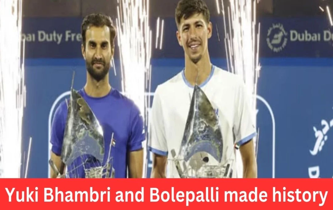 Indian Tennis Players Achieve Historic Doubles Wins in Dubai and Chile