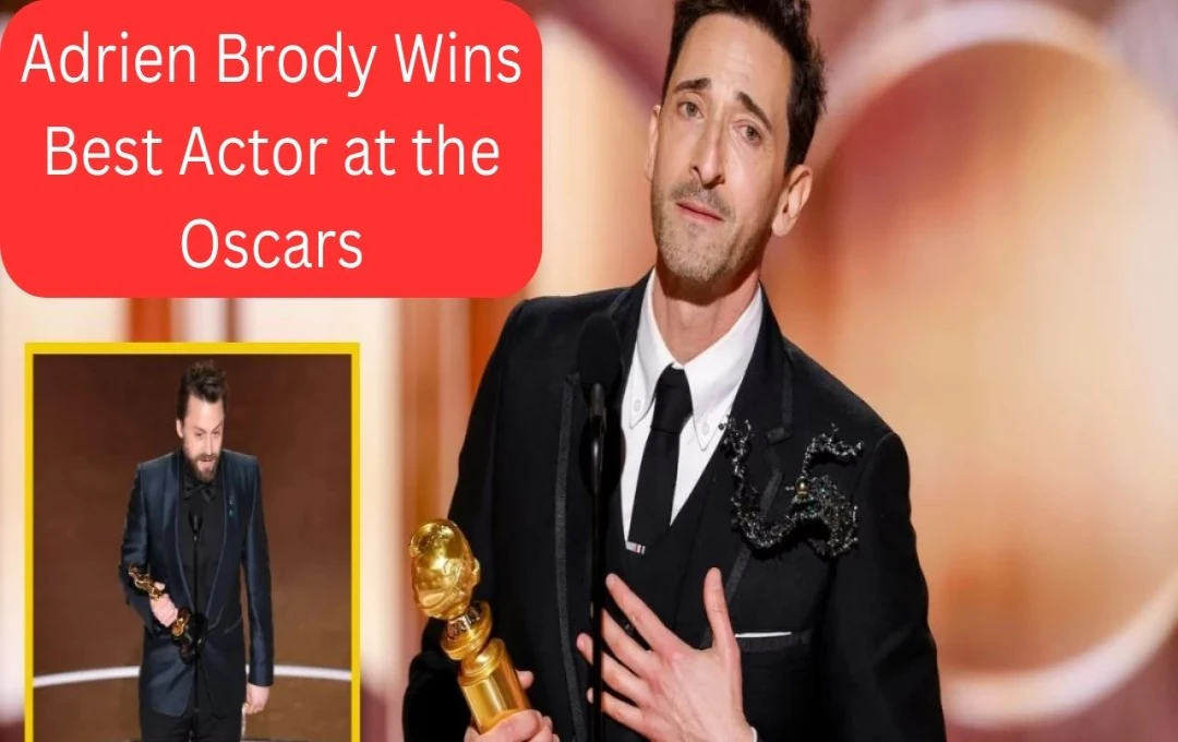 Adrien Brody Wins Best Actor at the 2025 Oscars