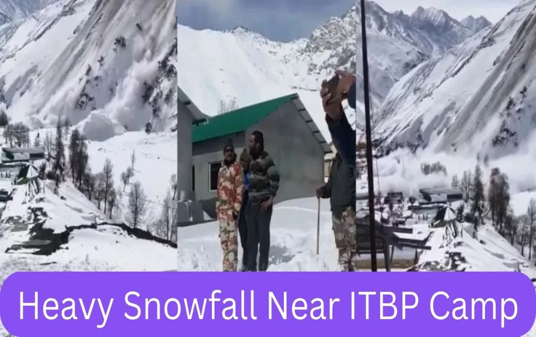 Near Miss: Avalanche Stops Short of ITBP Camp in Himachal Pradesh