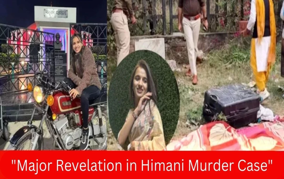 Arrest Made in Himani Narwal Murder Case