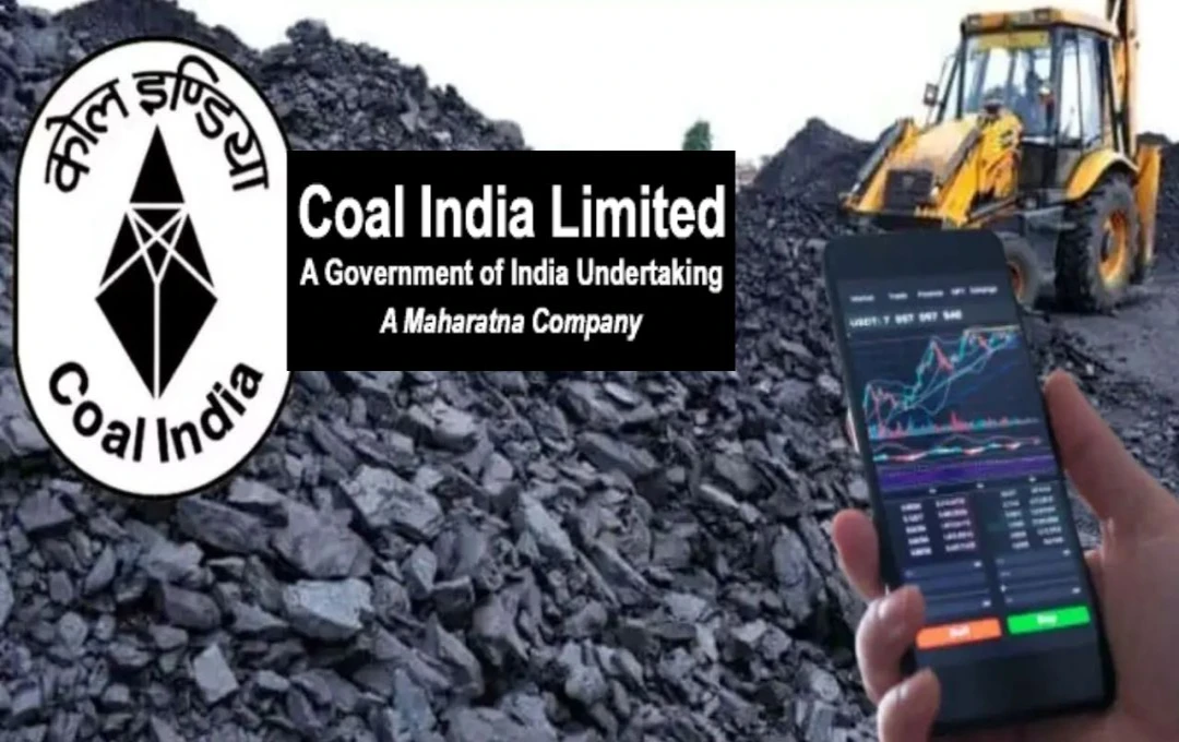 Coal India Share Price Falls 3.5% Amidst Production and Offtake Decline