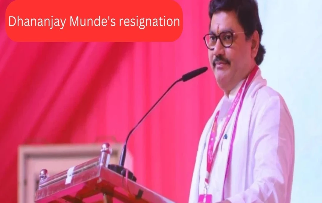 Maharashtra Minister Dhananjay Munde Resigns Amidst Associate's Murder Accusation